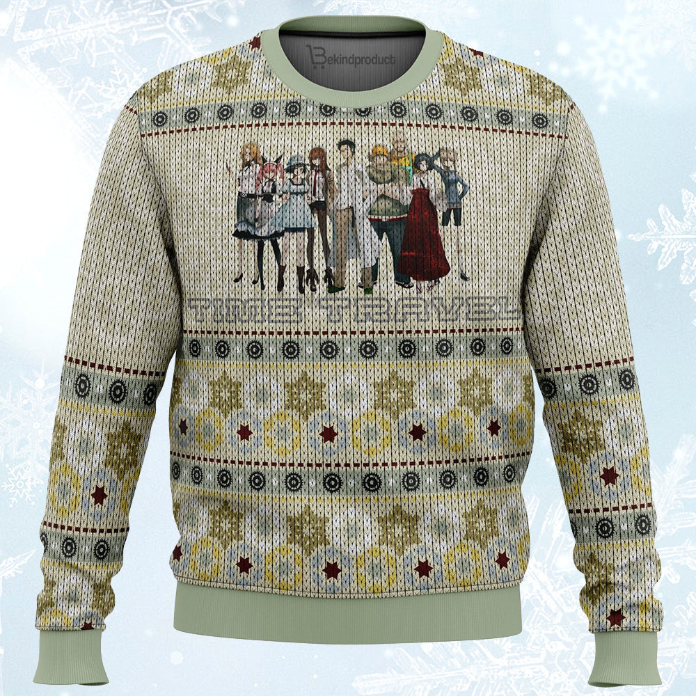 The Elite Team Steins Gate Ugly Christmas Sweater For Men & Women Christmas Gift Sweater PT042 - WeCustomit