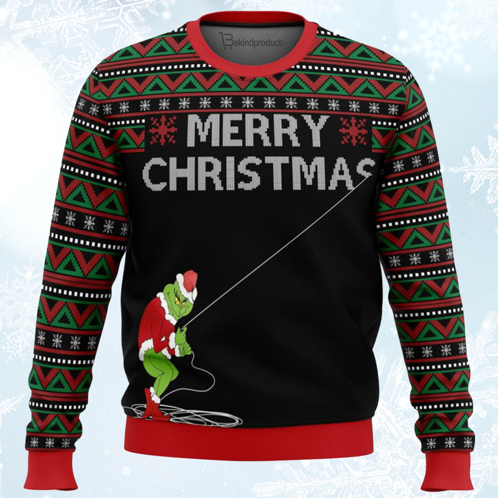 The Grinch Stole Christmas Ugly Christmas Sweater For Men & Women Christmas Gift Sweater BH129 - WeCustomit