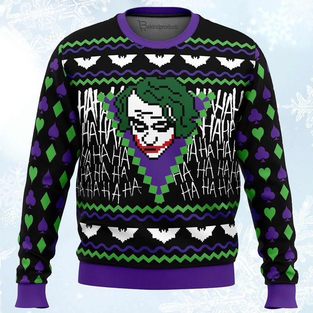 The Joker Ugly Christmas Sweater For Men & Women Christmas Gift Sweater PT433 - WeCustomit