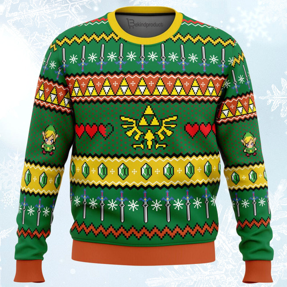 The Legend of Zelda Ugly Christmas Sweater For Men & Women Christmas Gift Sweater BH128 - WeCustomit