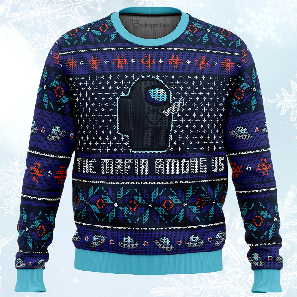 The Mafia Among Us Ugly Christmas Sweater For Men & Women Christmas Gift Sweater PT585 - WeCustomit