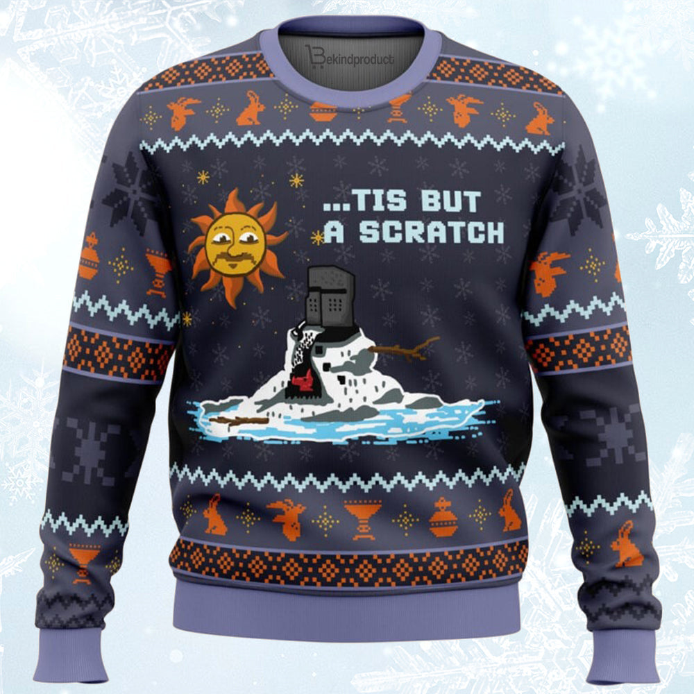 The Melting Knight Monty Python Ugly Christmas Sweater For Men & Women Christmas Gift Sweater BH444 - WeCustomit