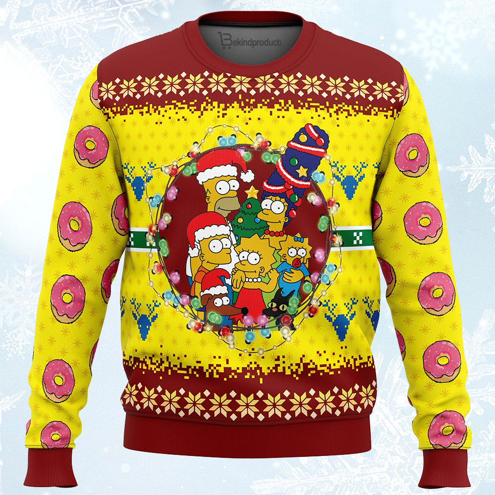 The Simpsons Ugly Christmas Sweater For Men & Women Christmas Gift Sweater PT041 - WeCustomit