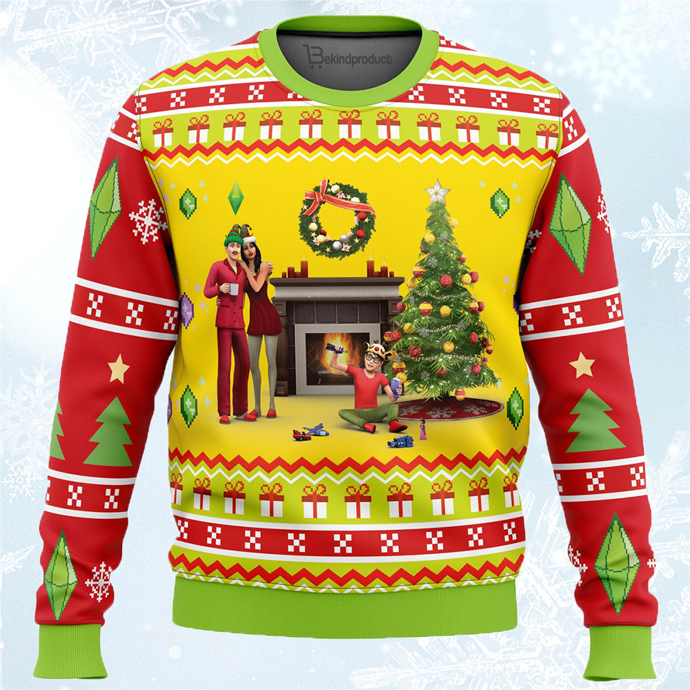 The Sims 4 Ugly Christmas Sweater For Men & Women Christmas Gift Sweater PT815 - WeCustomit