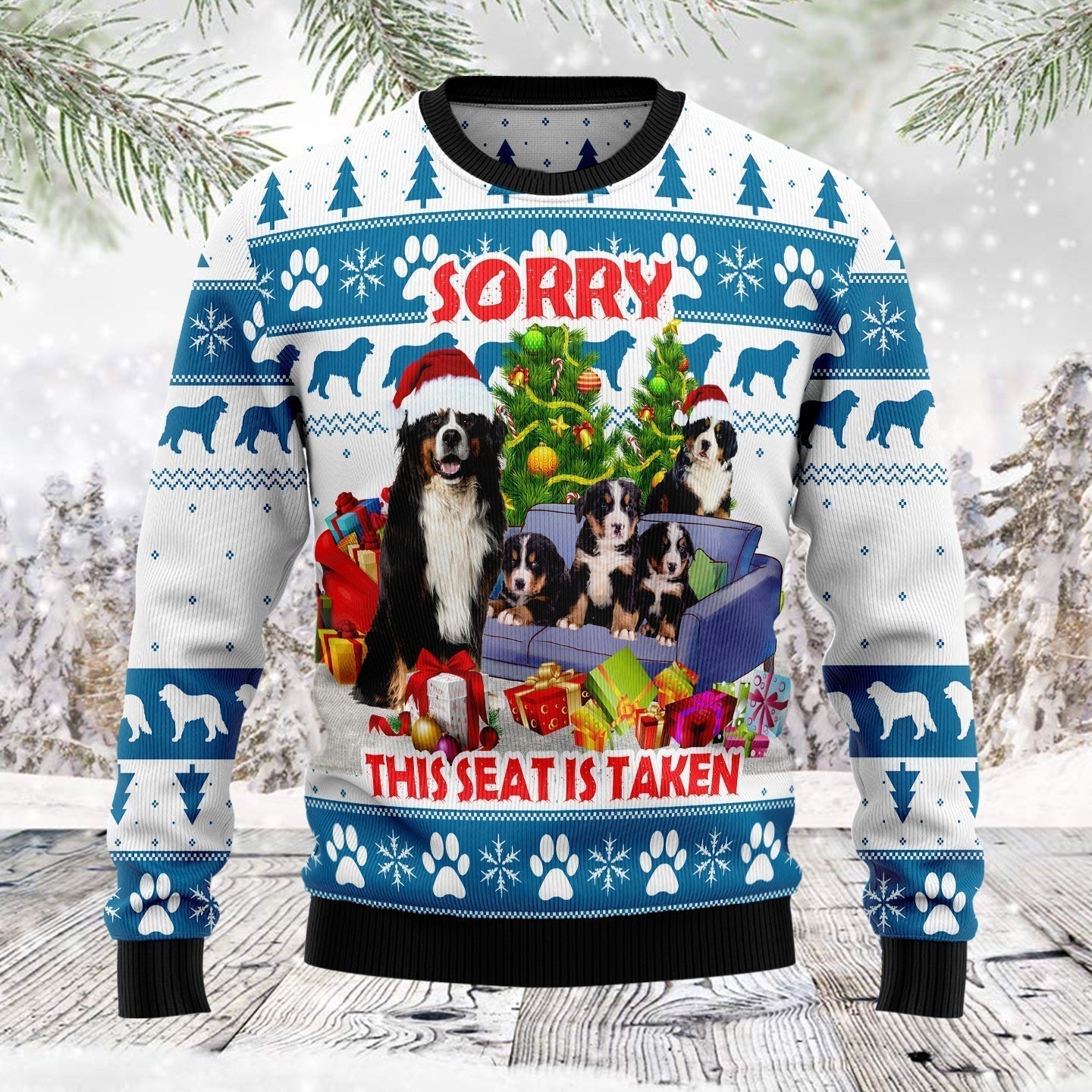 Dog Lover Ugly Christmas Sweater For Men & Women Christmas Gift Sweater US1844 - WeCustomit