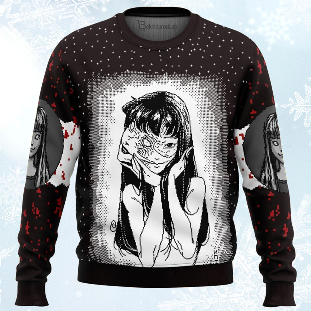 Tomie Junji Ito Ugly Christmas Sweater For Men & Women Christmas Gift Sweater BH322 - WeCustomit