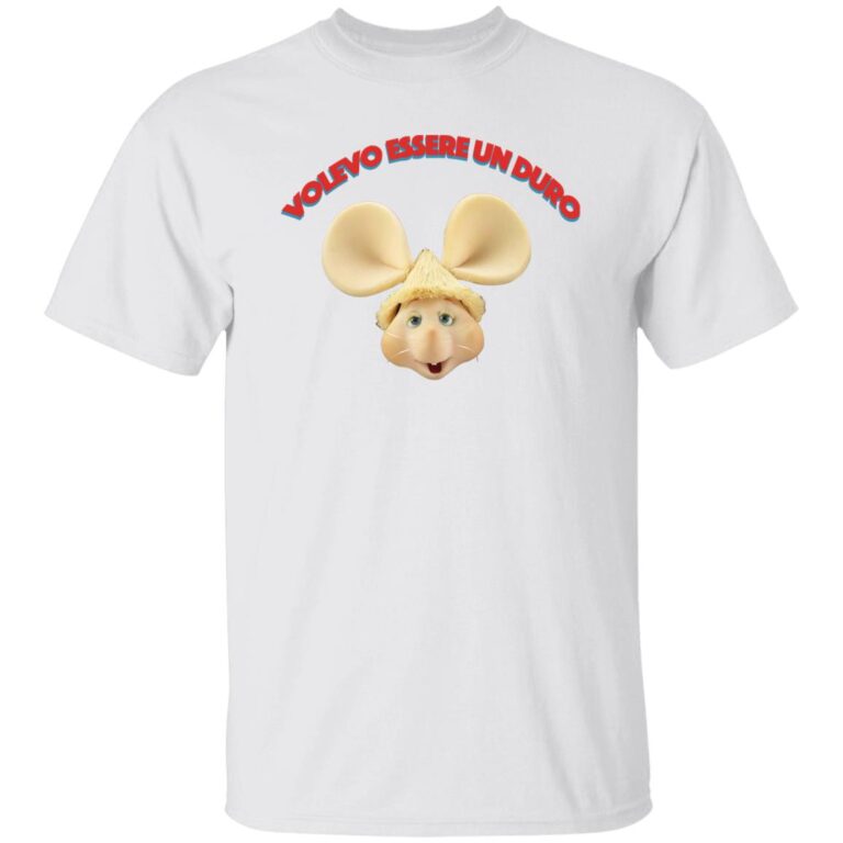 Topo Gigio Volevo Essere Un Duro Shirt - WeCustomit