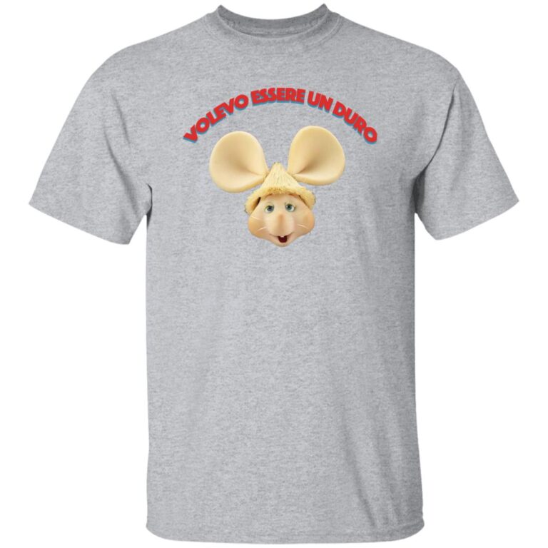 Topo Gigio Volevo Essere Un Duro Shirt - WeCustomit