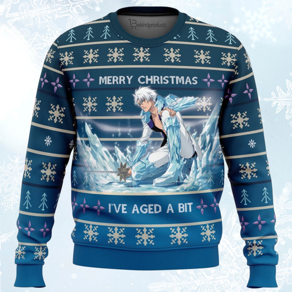 Toshiro Hitsugaya Bleach Thousand-Year Blood War Ugly Christmas Sweater For Men & Women Christmas Gift Sweater BH443 - WeCustomit
