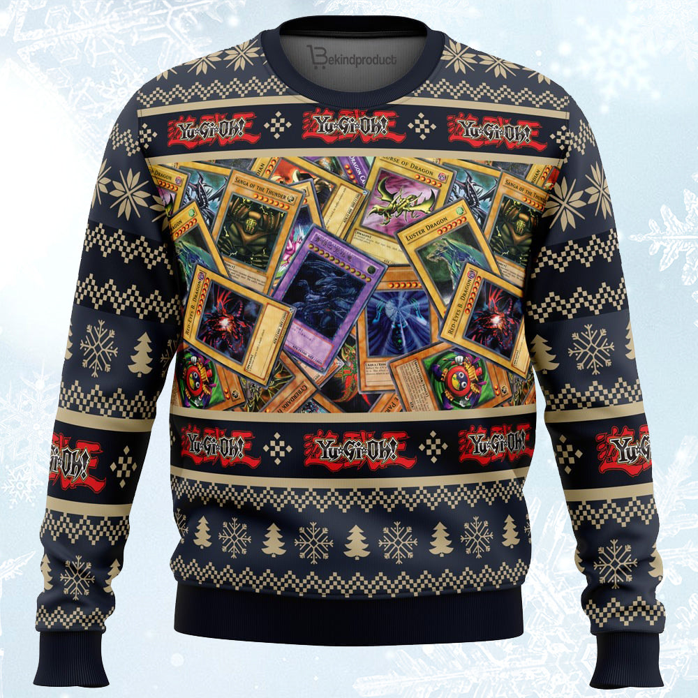 Trading Cards Yugioh Ugly Christmas Sweater For Men & Women Christmas Gift Sweater PT235 - WeCustomit