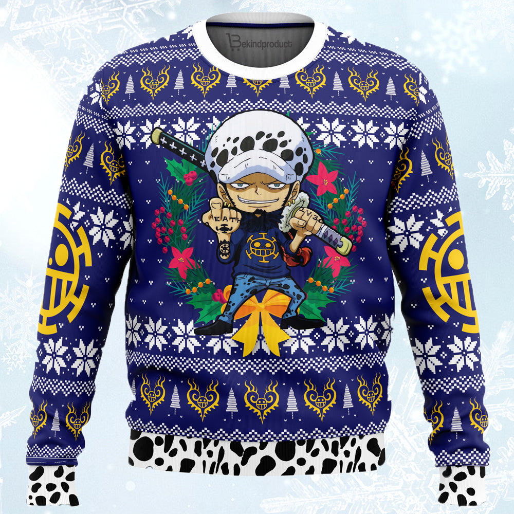 Trafalgar Law Christmas Ugly Christmas Sweater For Men & Women Christmas Gift Sweater PT625 - WeCustomit