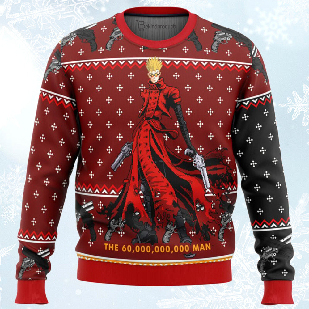 Trigun Vash the Stampede Ugly Christmas Sweater For Men & Women Christmas Gift Sweater BH404 - WeCustomit