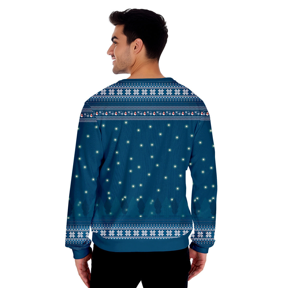 Merry Titmas Naughty Snowman Funny Ugly Christmas Sweater - WeCustomit
