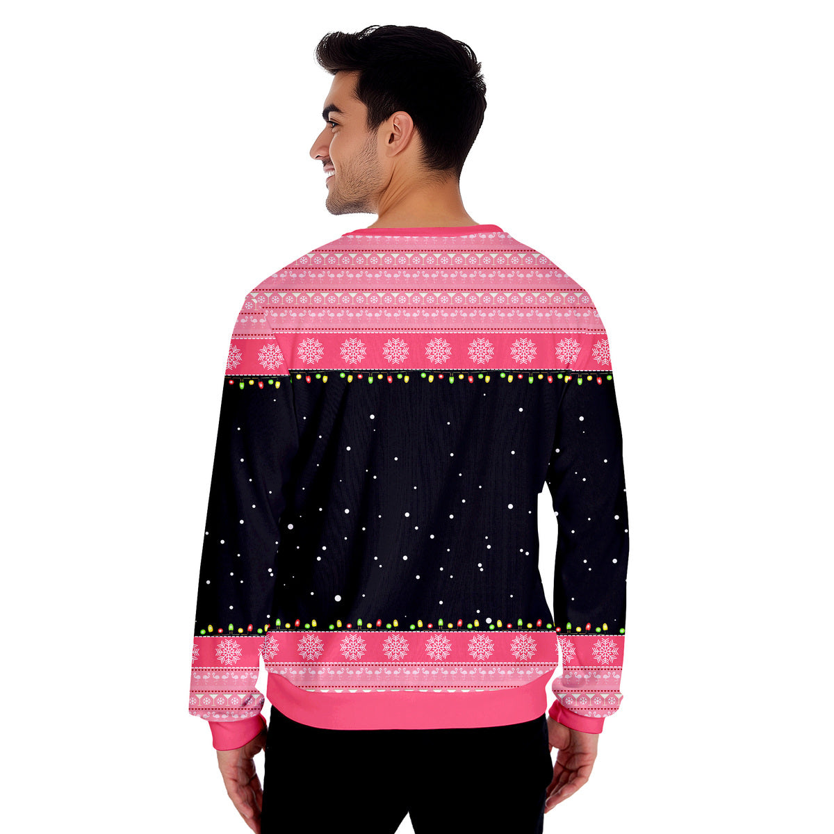 Flamingo Tis The Season Merry Flocking Funny Ugly Christmas Sweater - WeCustomit