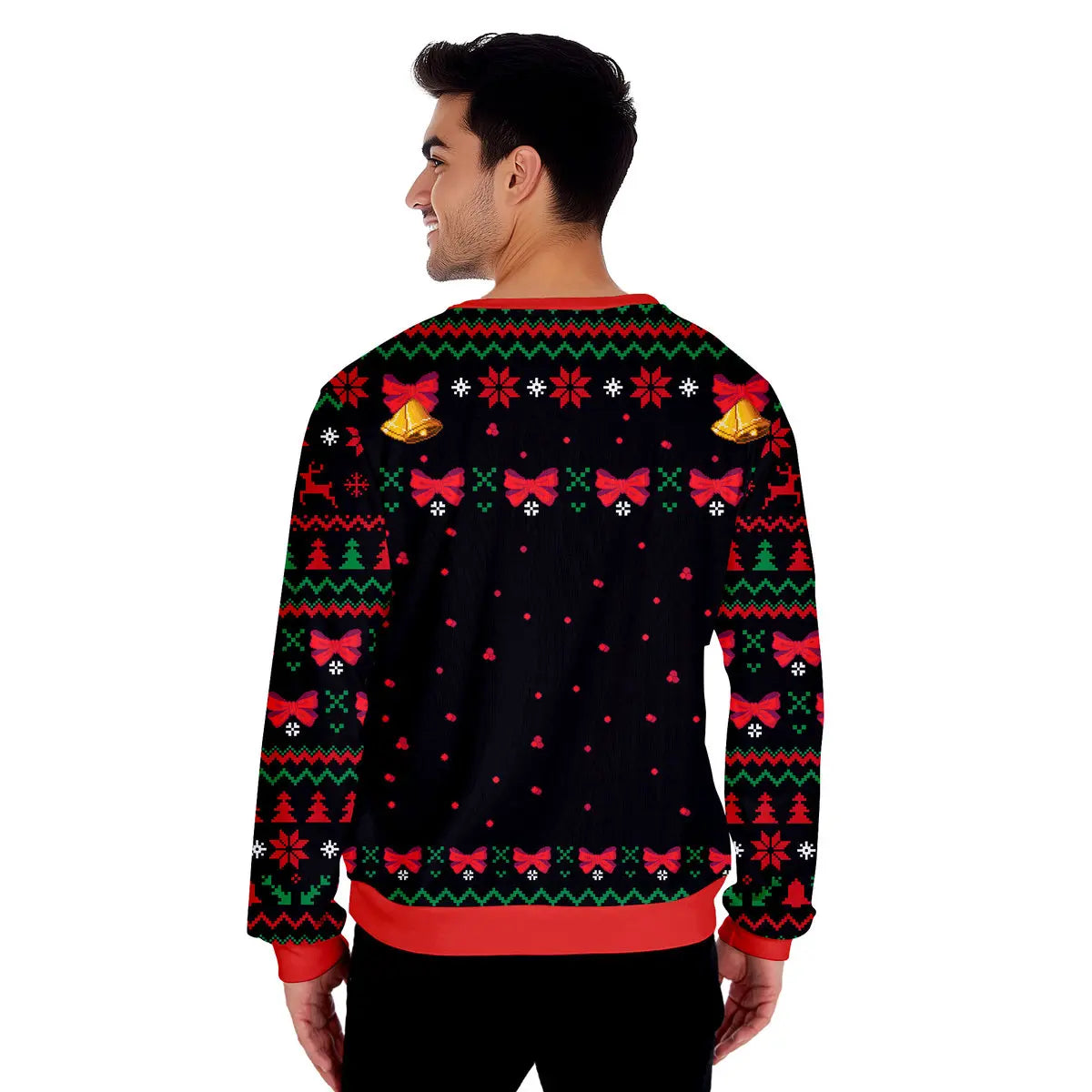 Jingle My Bells Funny Santa Funny Ugly Christmas Sweater - WeCustomit