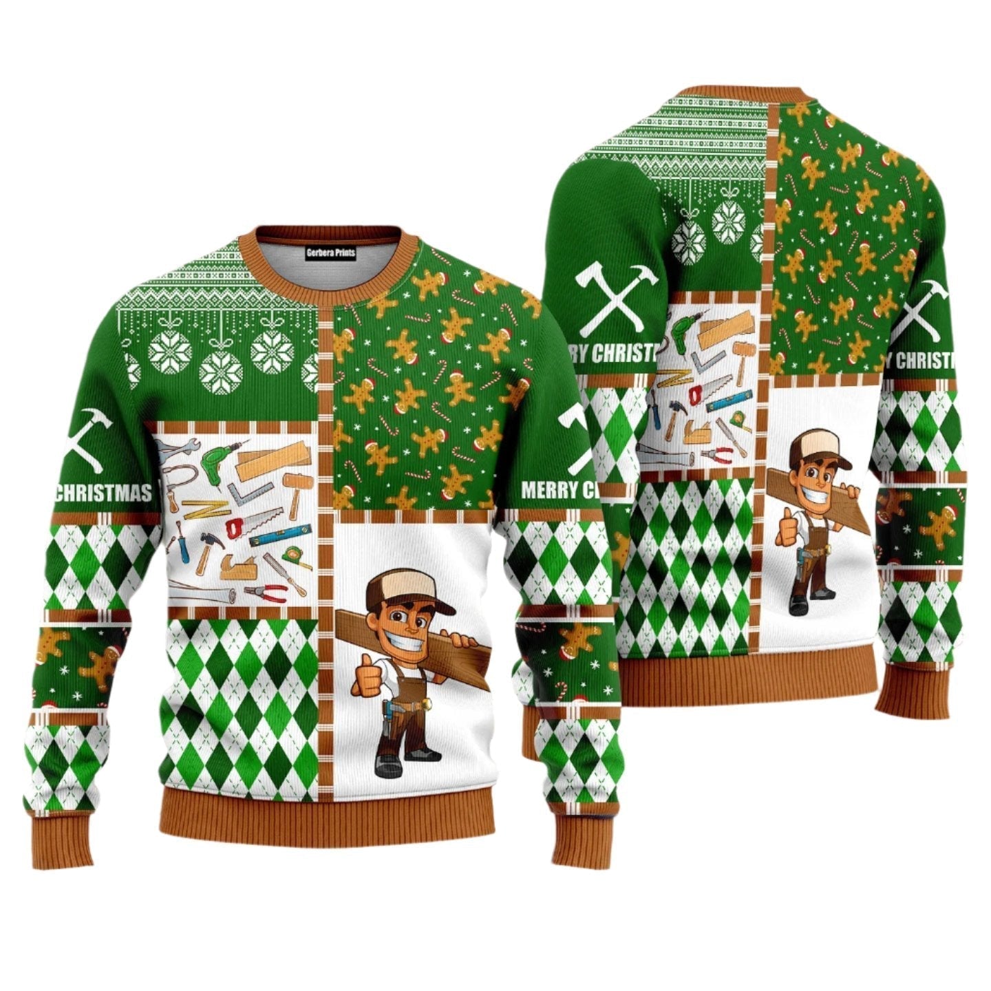 Carpenter Ugly Christmas Sweater - WeCustomit