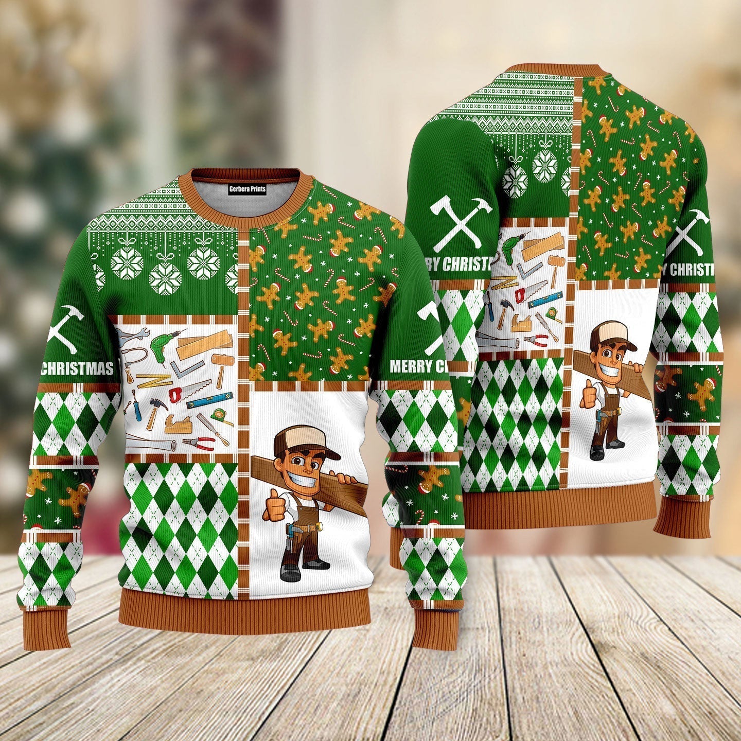 Carpenter Ugly Christmas Sweater - WeCustomit