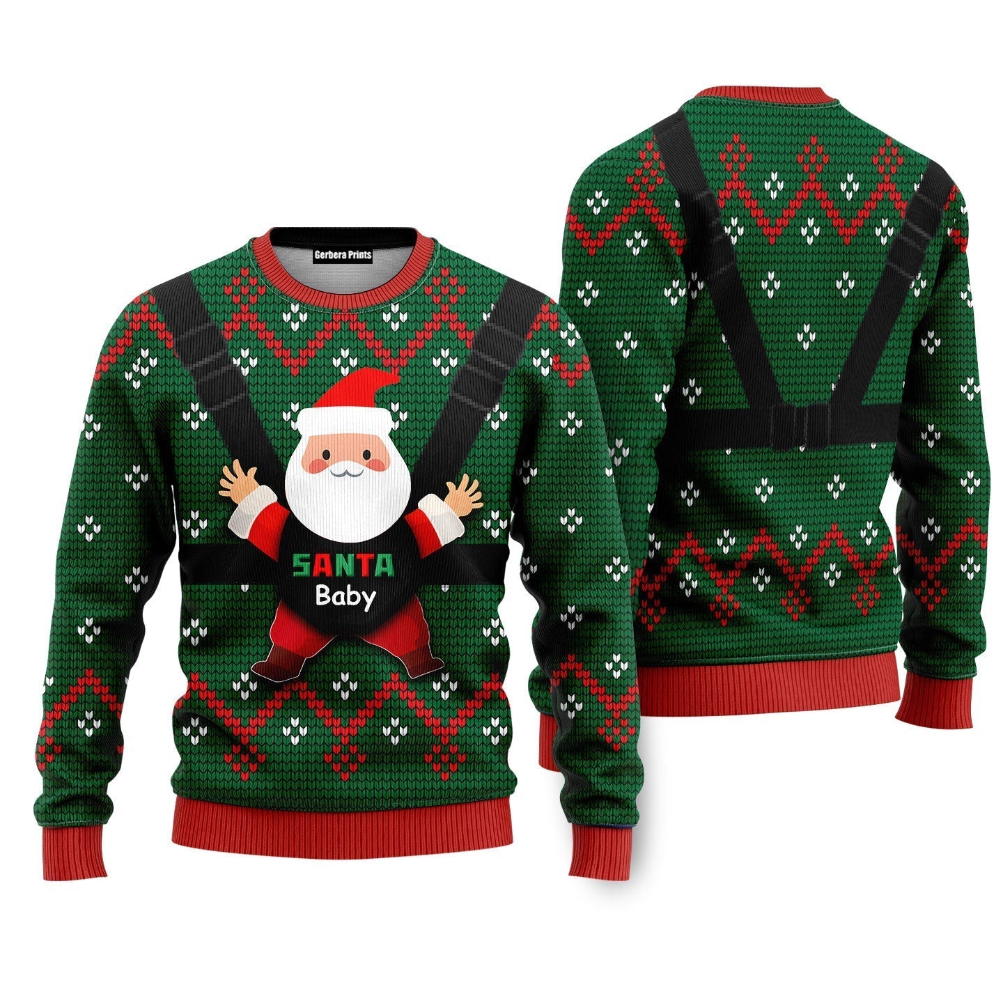 Santa Baby Ugly Christmas Sweater - WeCustomit