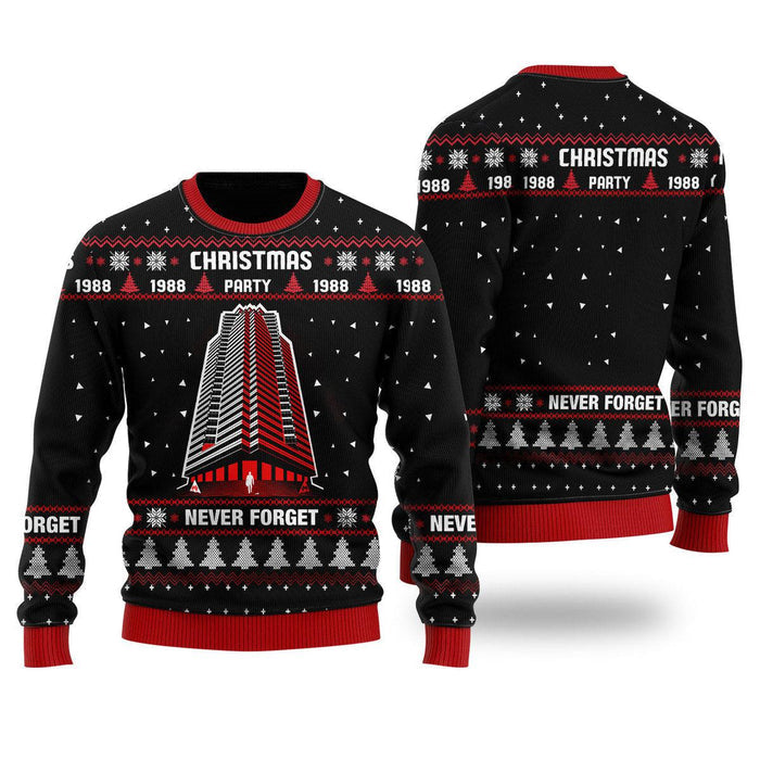 Nakatomi Plaza Ugly Christmas Sweater For Men & Women Christmas Gift Sweater US2078 - WeCustomit