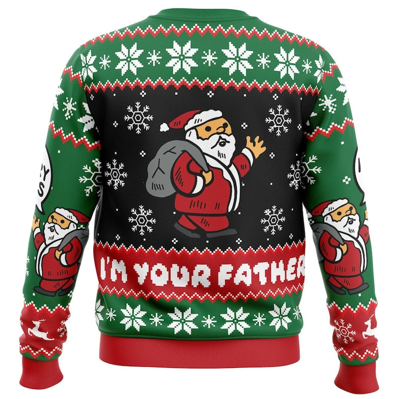 Funny Santa Claus Ugly Christmas Sweater For Men & Women Christmas Gift Sweater US2403 - WeCustomit
