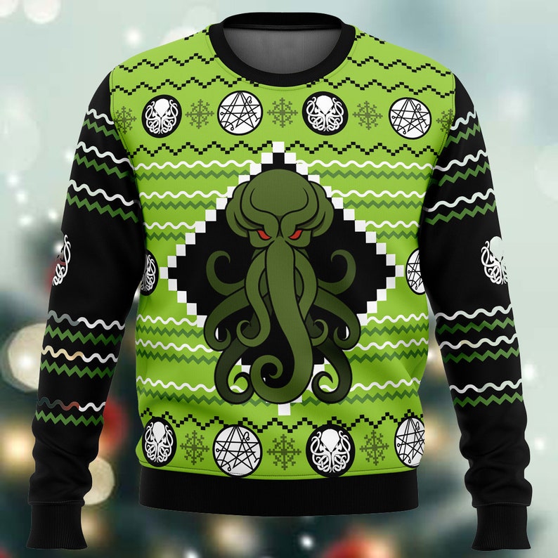 Octopus Ugly Christmas Sweater For Men & Women Christmas Gift Sweater US2404 - WeCustomit