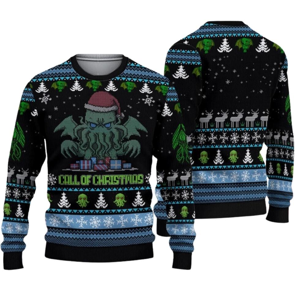 Xmas Octopus Ugly Christmas Sweater For Men & Women Christmas Gift Sweater US2407 - WeCustomit