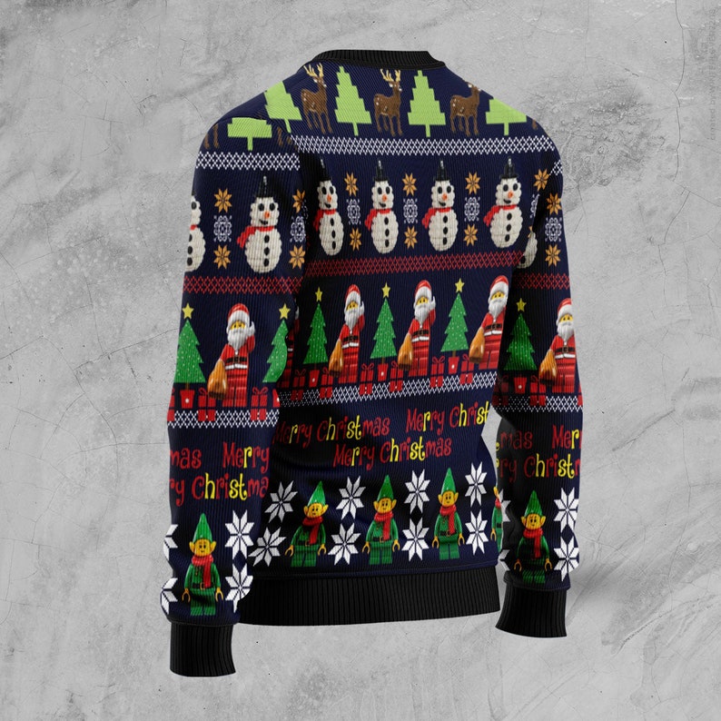 Lego Awesome Ugly Christmas Sweater For Men & Women Christmas Gift Sweater US2413 - WeCustomit