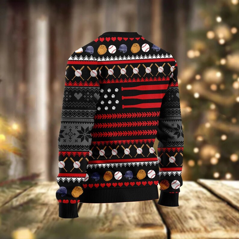 Baseball Balls Ugly Christmas Sweater For Men & Women Christmas Gift Sweater US2415 - WeCustomit