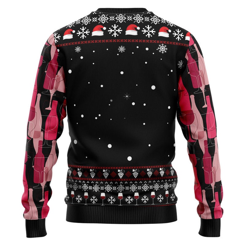 Wine Red Christmas Ugly Christmas Sweater For Men & Women Christmas Gift Sweater US2431 - WeCustomit