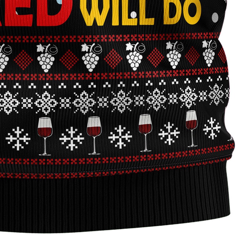 Wine Red Christmas Ugly Christmas Sweater For Men & Women Christmas Gift Sweater US2431 - WeCustomit