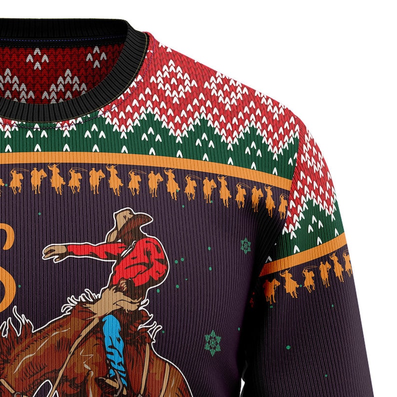 Cowboy Desert Ugly Christmas Sweater For Men & Women Christmas Gift Sweater US2434 - WeCustomit