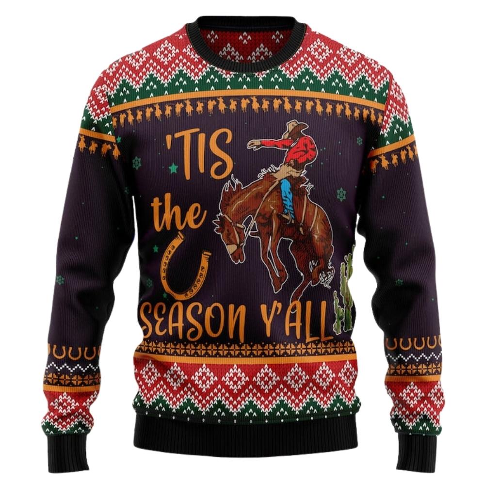 Cowboy Desert Ugly Christmas Sweater For Men & Women Christmas Gift Sweater US2434 - WeCustomit