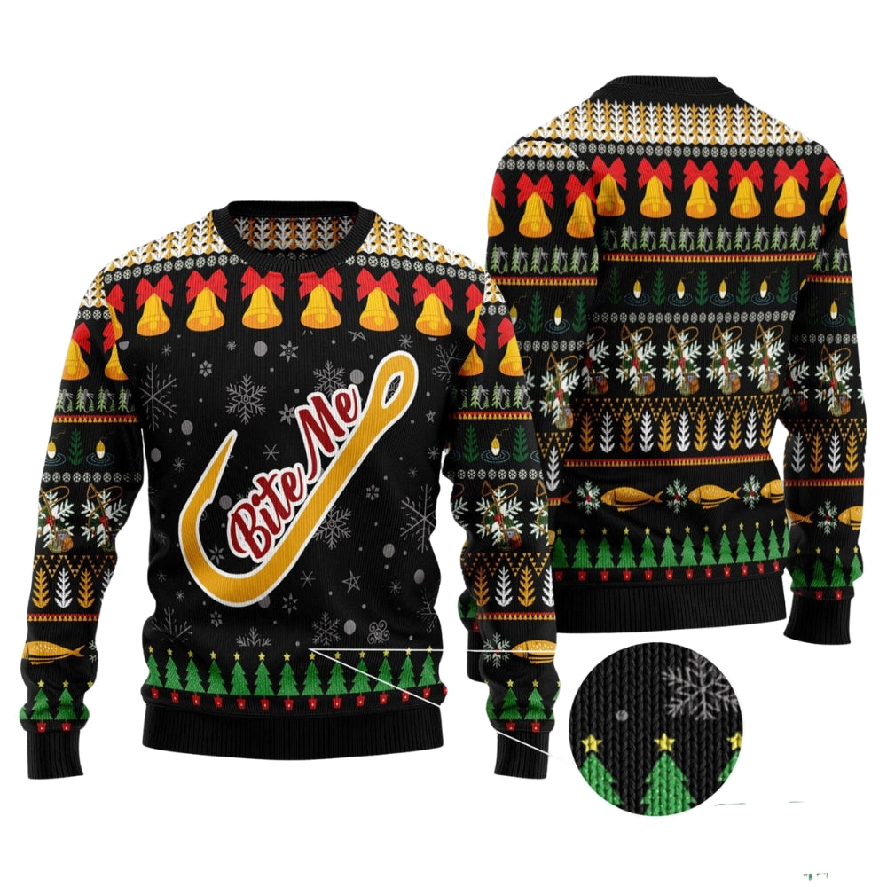 Fishing Ugly Christmas Sweater For Men & Women Christmas Gift Sweater US2987 - WeCustomit