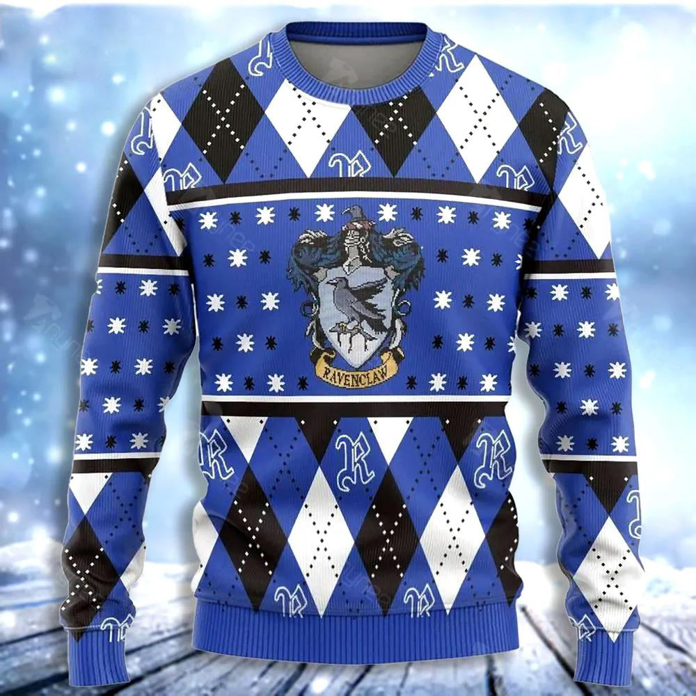 Ravenclaw Ugly Christmas Sweater For Me & Women Christmas Gift Thanksgiving Sweater US3084 - WeCustomit