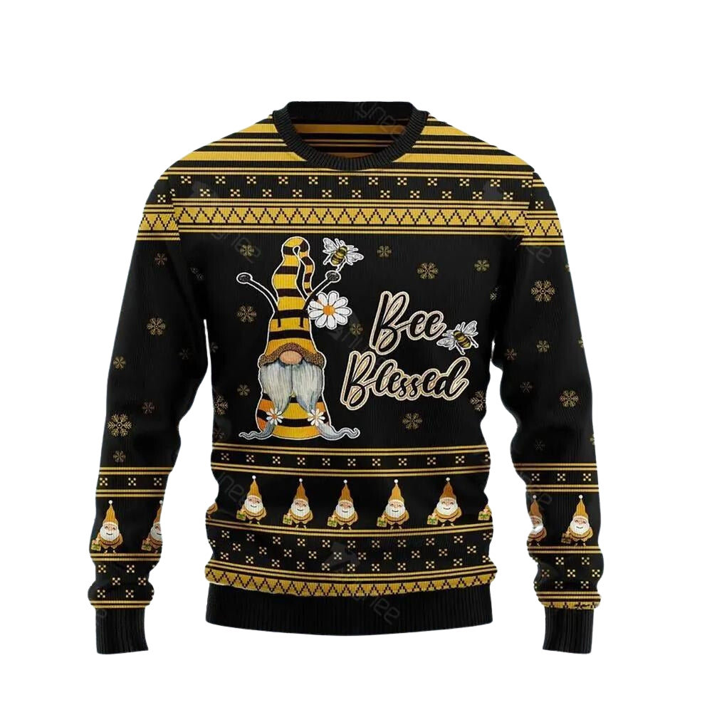 Bee Kind Gnome Ugly Christmas Sweater For Men & Women Christmas Gift Sweater US3466 - WeCustomit