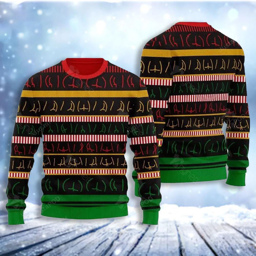 Butts Wall Ugly Christmas Sweater For Men & Women Christmas Gift Sweater US3648 - WeCustomit