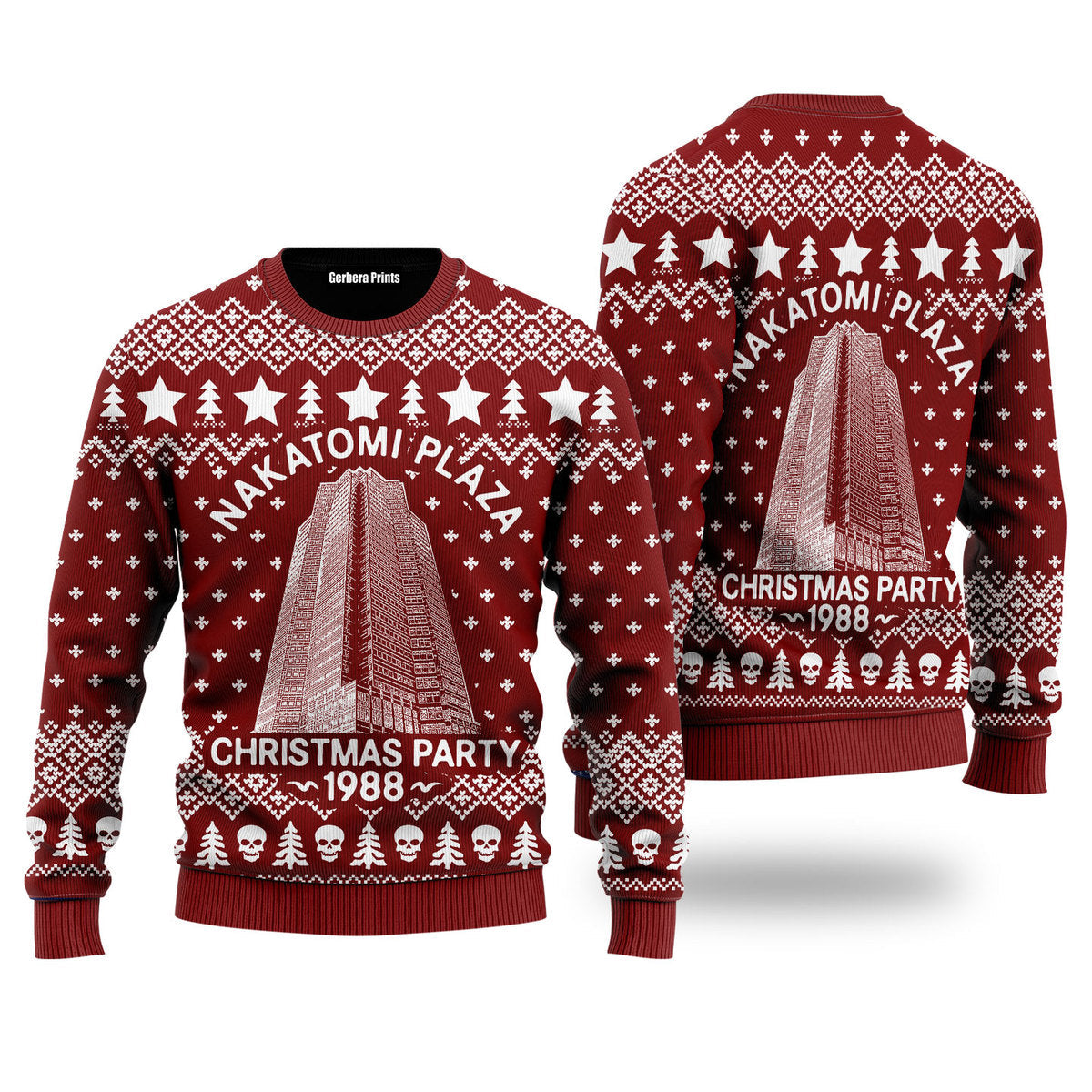 Nakatomi Plaza Ugly Christmas Sweater - WeCustomit