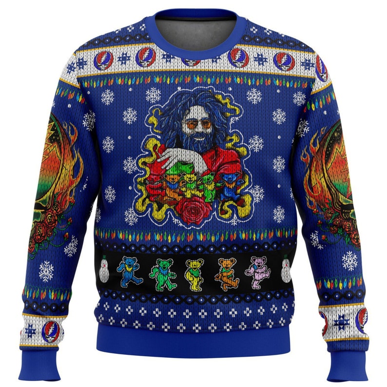 Grateful Dead Ugly Christmas Sweater For Me & Women Christmas Gift Thanksgiving Sweater US4265 - WeCustomit