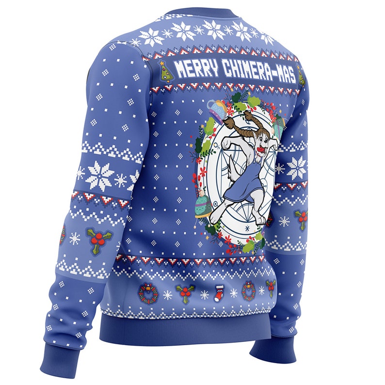 Merry Chimera-mas Ugly Christmas Sweater For Men & Women Christmas Gift Thanksgiving Sweater US4268 - WeCustomit