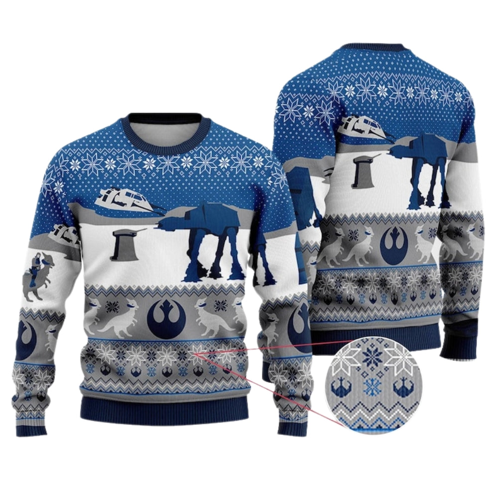 Galaxy's Edge Christmas Ugly Christmas Sweater For Men & Women Christmas Gift Thanksgiving Sweater US4275 - WeCustomit