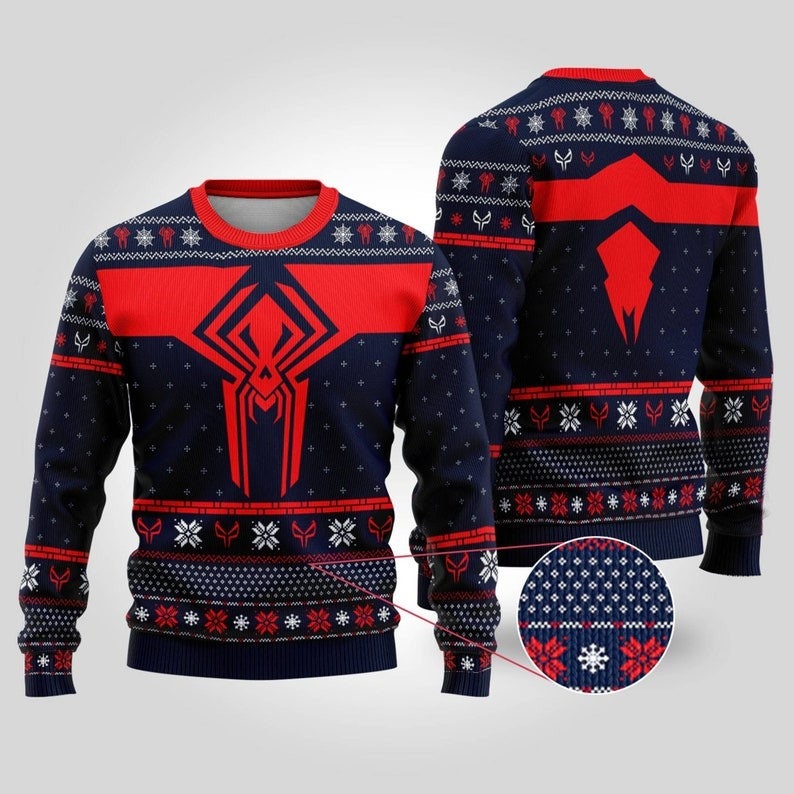 Across The Spider Verse Ugly Christmas Sweater For Men & Women Christmas Gift Sweater US4413 - WeCustomit