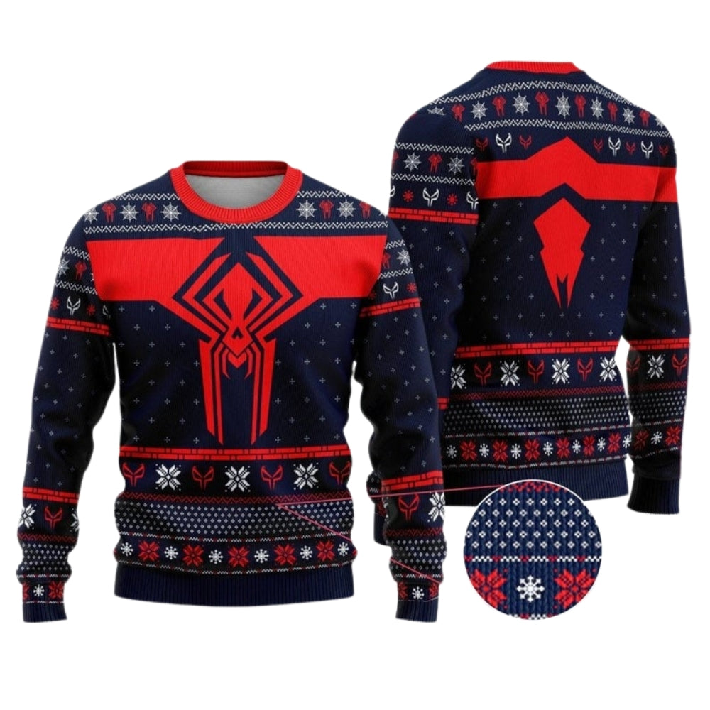 Across The Spider Verse Ugly Christmas Sweater For Men & Women Christmas Gift Sweater US4413 - WeCustomit