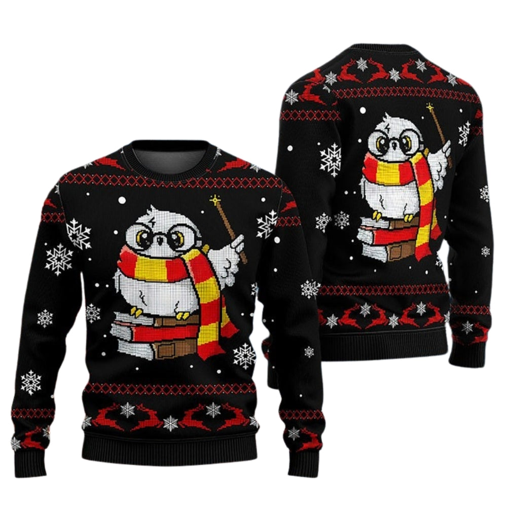 Magic Owl Ugly Christmas Sweater For Men & Women Christmas Gift Sweater US4420 - WeCustomit