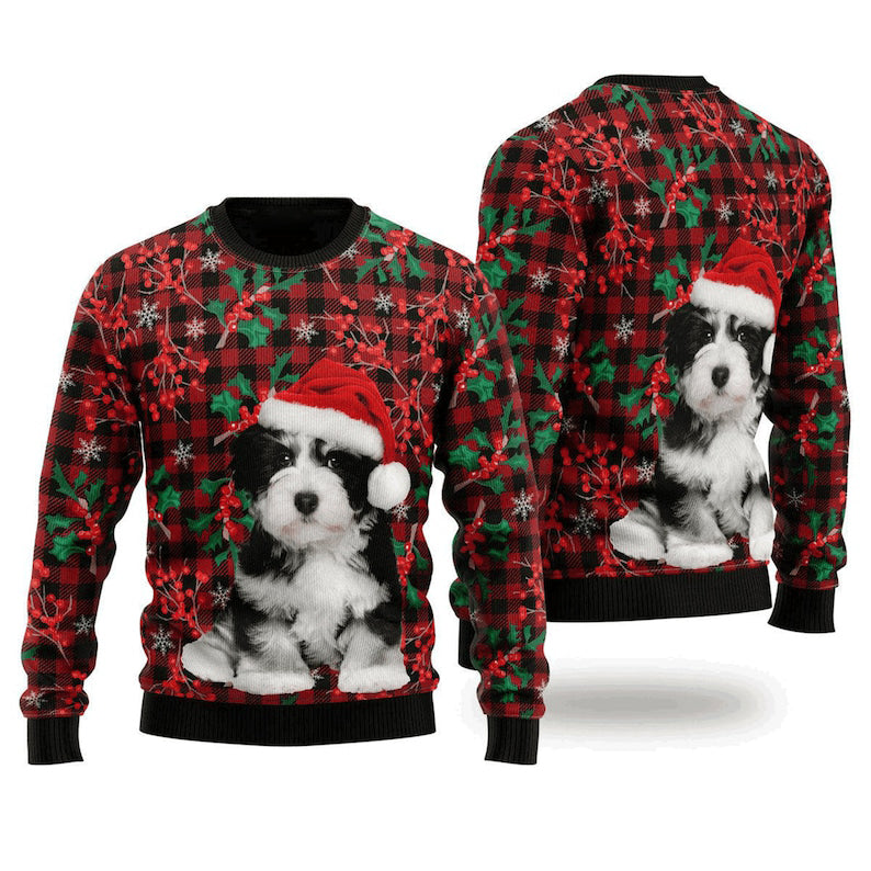 Awesome Bichon Havanese Ugly Christmas Sweater For Men & Women Christmas Gift Sweater US4440 - WeCustomit