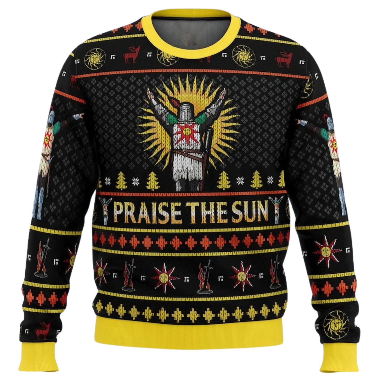 Praise The Sun Ugly Christmas Sweater For Men & Women Christmas Gift Sweater US4460 - WeCustomit