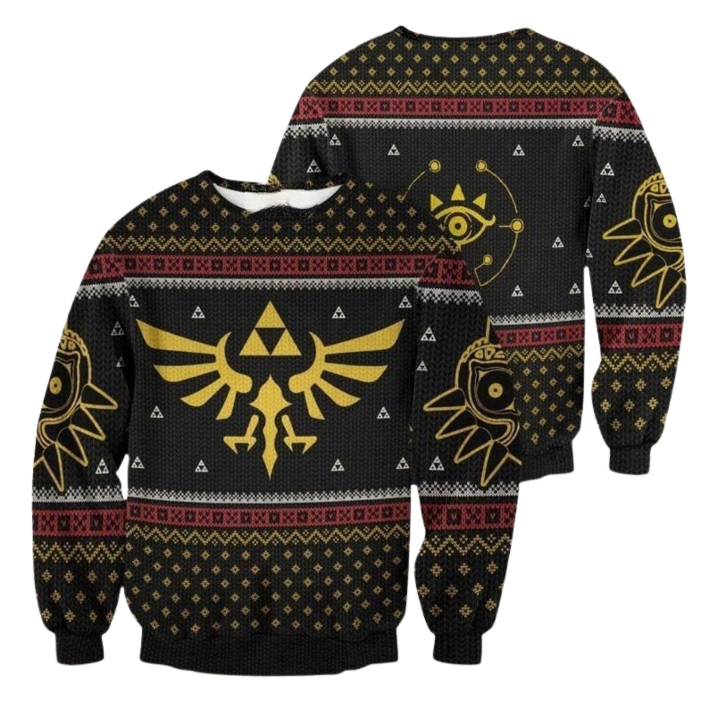 Hylian Shield Ugly Christmas Sweater For Men & Women Christmas Gift Sweater US4480 - WeCustomit