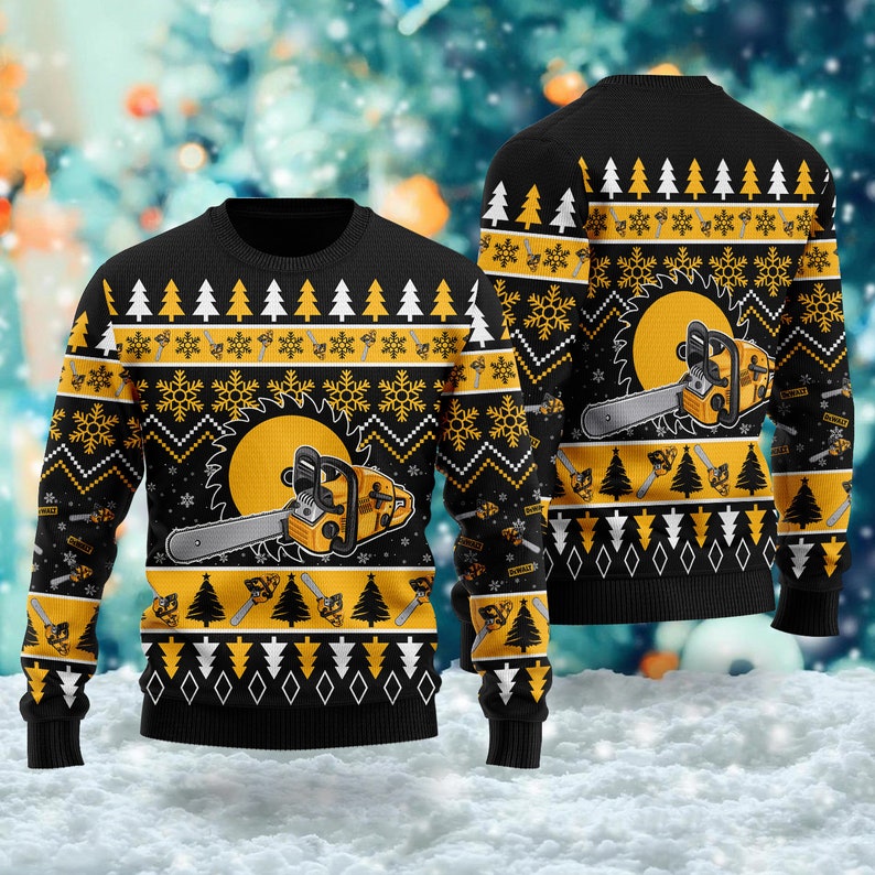 Christmas Tree In Winter Ugly Christmas Sweater For Men & Women Christmas Gift Sweater US4497 - WeCustomit