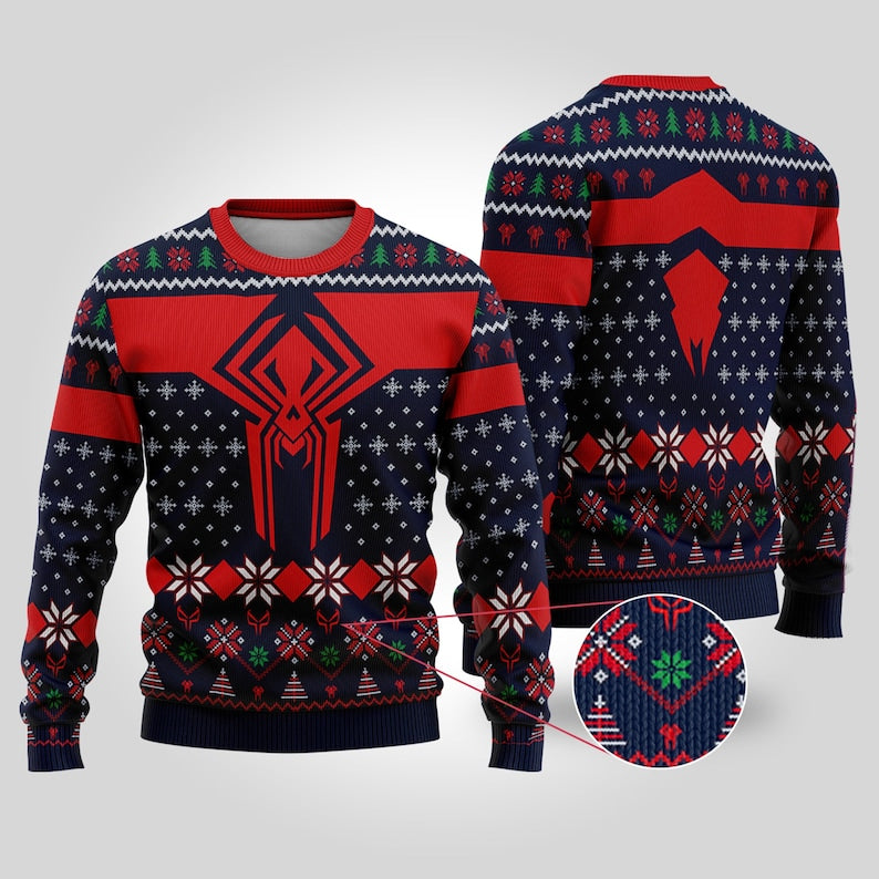 Across The SpiderVerse Ugly Christmas Sweater For Men & Women Christmas Gift Sweater US4514 - WeCustomit