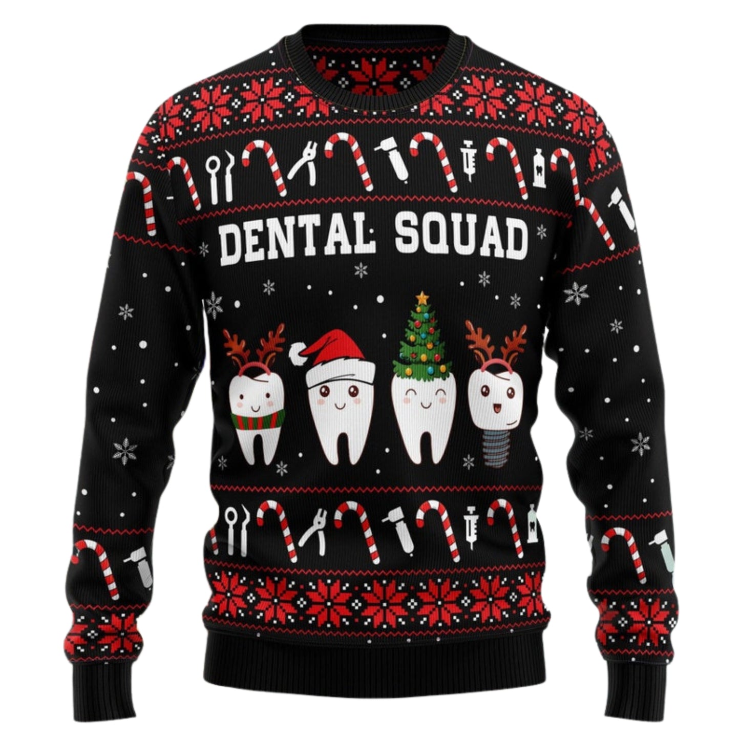 Dental Squad Ugly Christmas Sweater For Men & Women Christmas Gift Sweater US4568 - WeCustomit