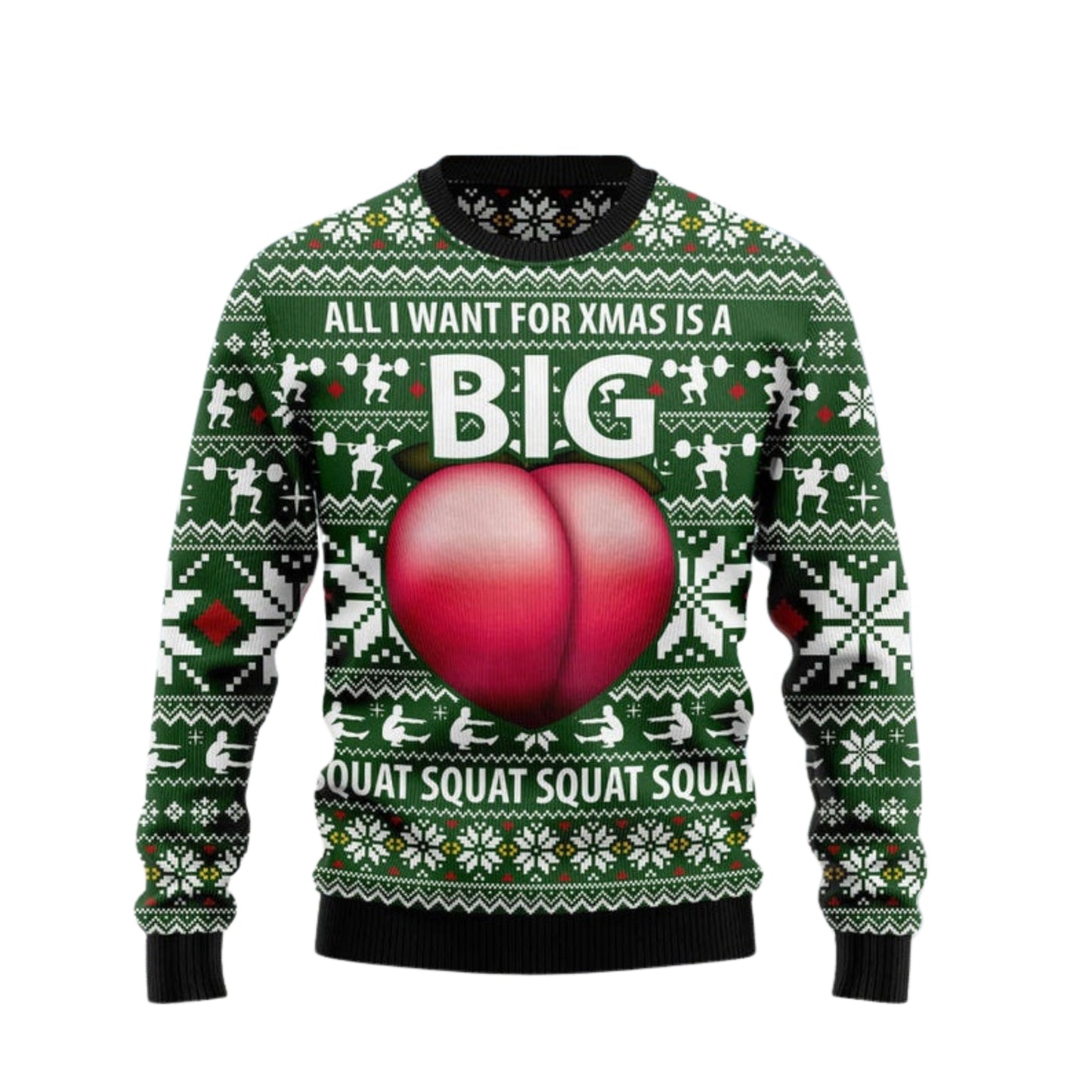 Big Booty Ugly Christmas Sweater For Men & Women Christmas Gift Sweater US4586 - WeCustomit